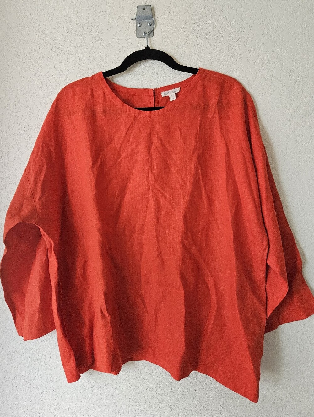 Eileen Fisher  Linen Oversized Boxy Top